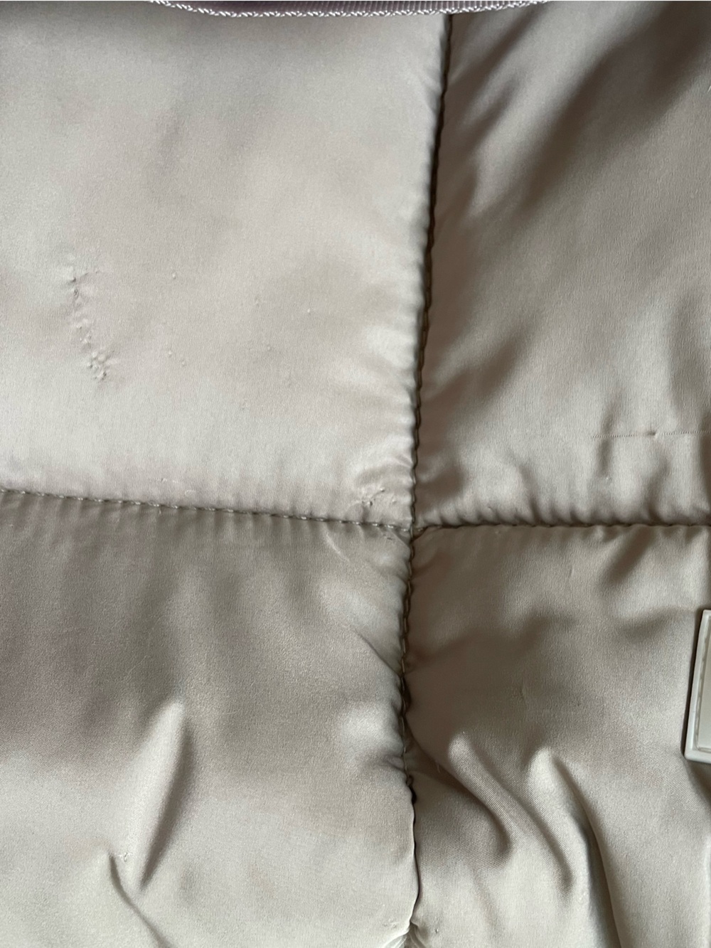 WILO Taupe Quilted Tote Bag - Picture 6 of 7